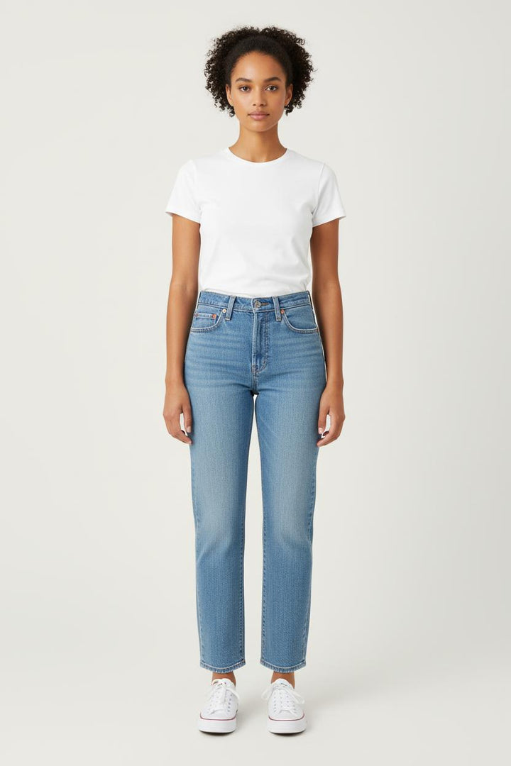 Jean Droit Bleu - Taille XS/34 de la marque Levi's | PARAD68764 - Vendu par Paradigme - Image 1