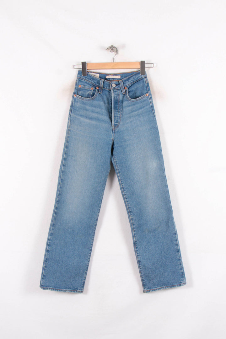 Jean Droit Bleu - Taille XS/34 de la marque Levi's | PARAD68764 - Vendu par Paradigme - Image 2