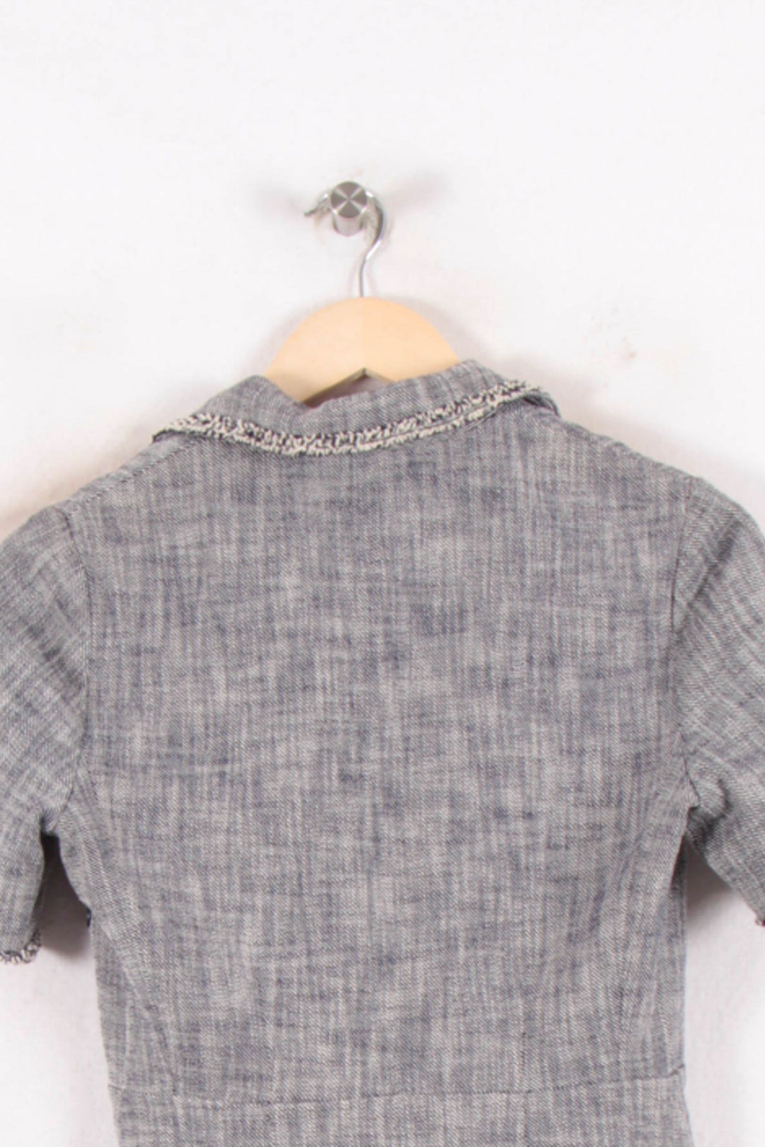 Robe Chemise Grise - Taille M/38 de la marque Claudie Pierlot | PARAD68767 - Vendu par Paradigme - Image 4