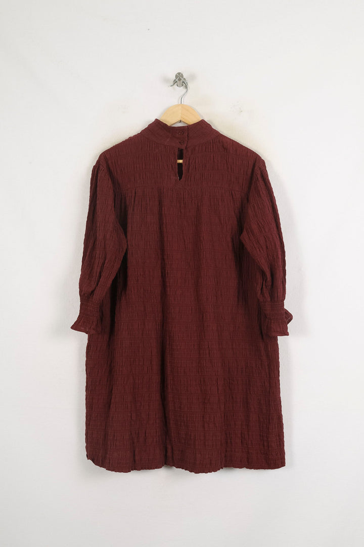 Robe Courte Bordeaux - Taille M/38 de la marque ba&sh | PARAD68776 - Vendu par Paradigme - Image 4
