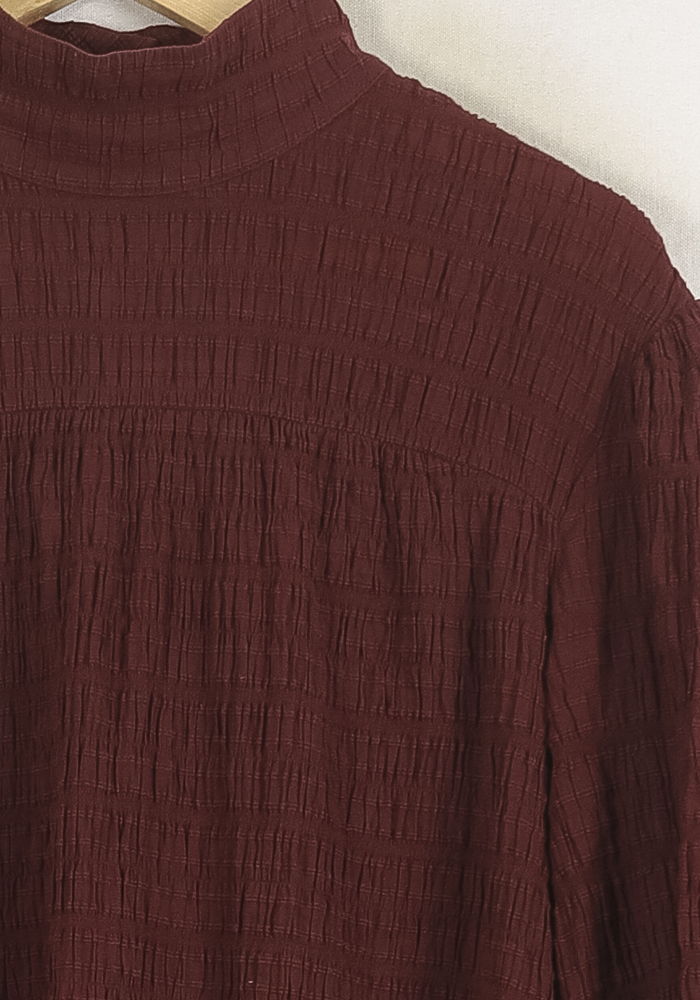 Robe Courte Bordeaux - Taille M/38 de la marque ba&sh | PARAD68776 - Vendu par Paradigme - Image 3