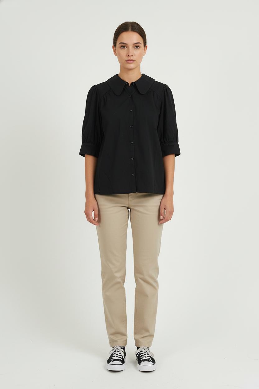 Chemise Noire - Taille XS/34 de la marque ba&sh | PARAD68777 - Vendu par Paradigme - Image 1