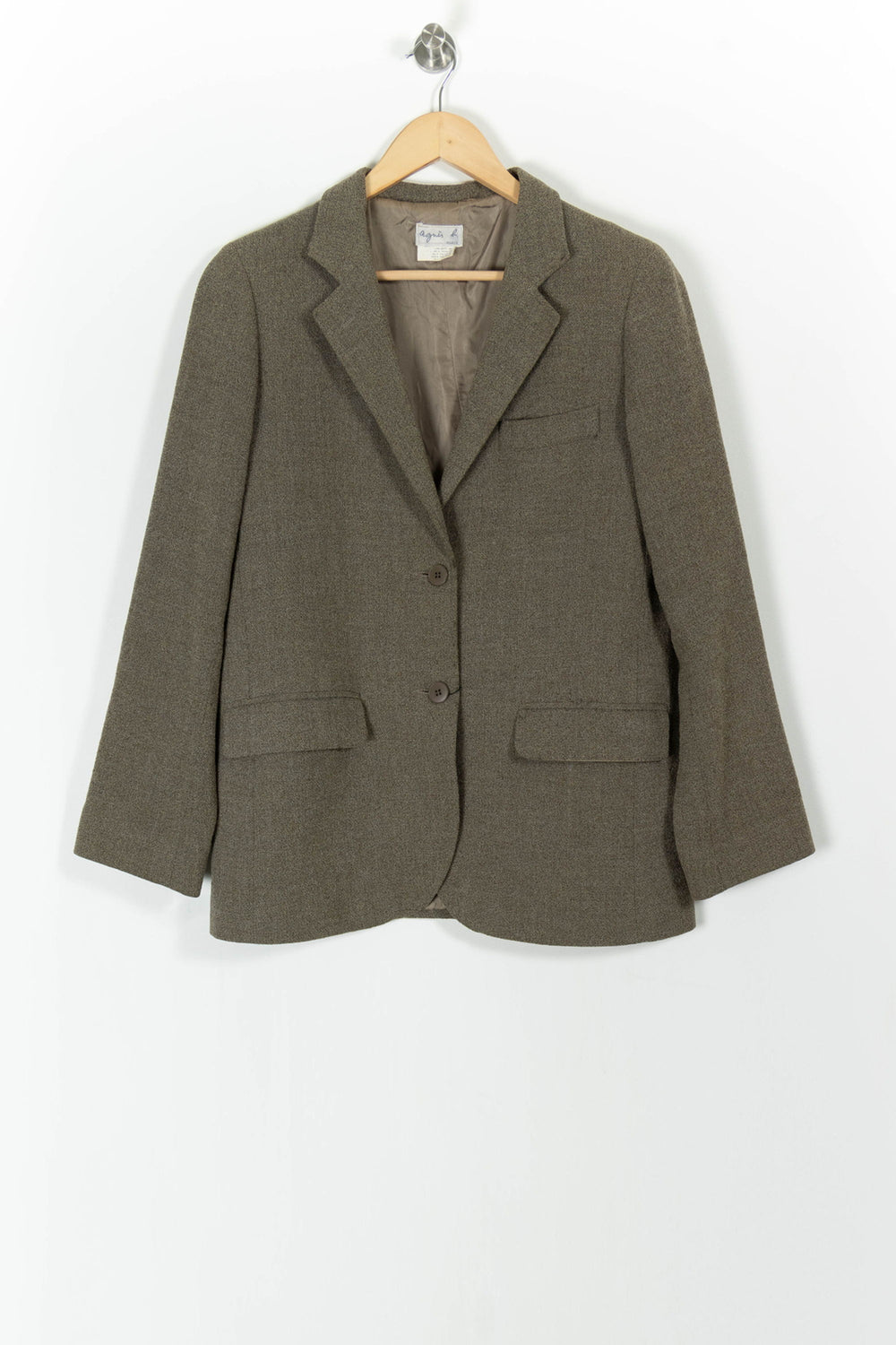 Blazer Marron - Taille L/40 de la marque Agnès b. | PARAD68781 - Vendu par Paradigme - Image 2