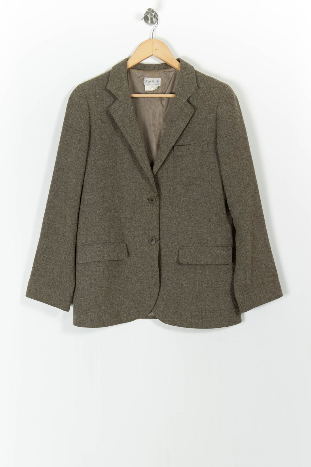 Blazer Marron - Taille L/40 de la marque Agnès b. | PARAD68781 - Vendu par Paradigme - Image 2