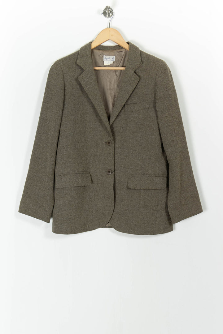 Blazer Marron - Taille L/40 de la marque Agnès b. | PARAD68781 - Vendu par Paradigme - Image 2