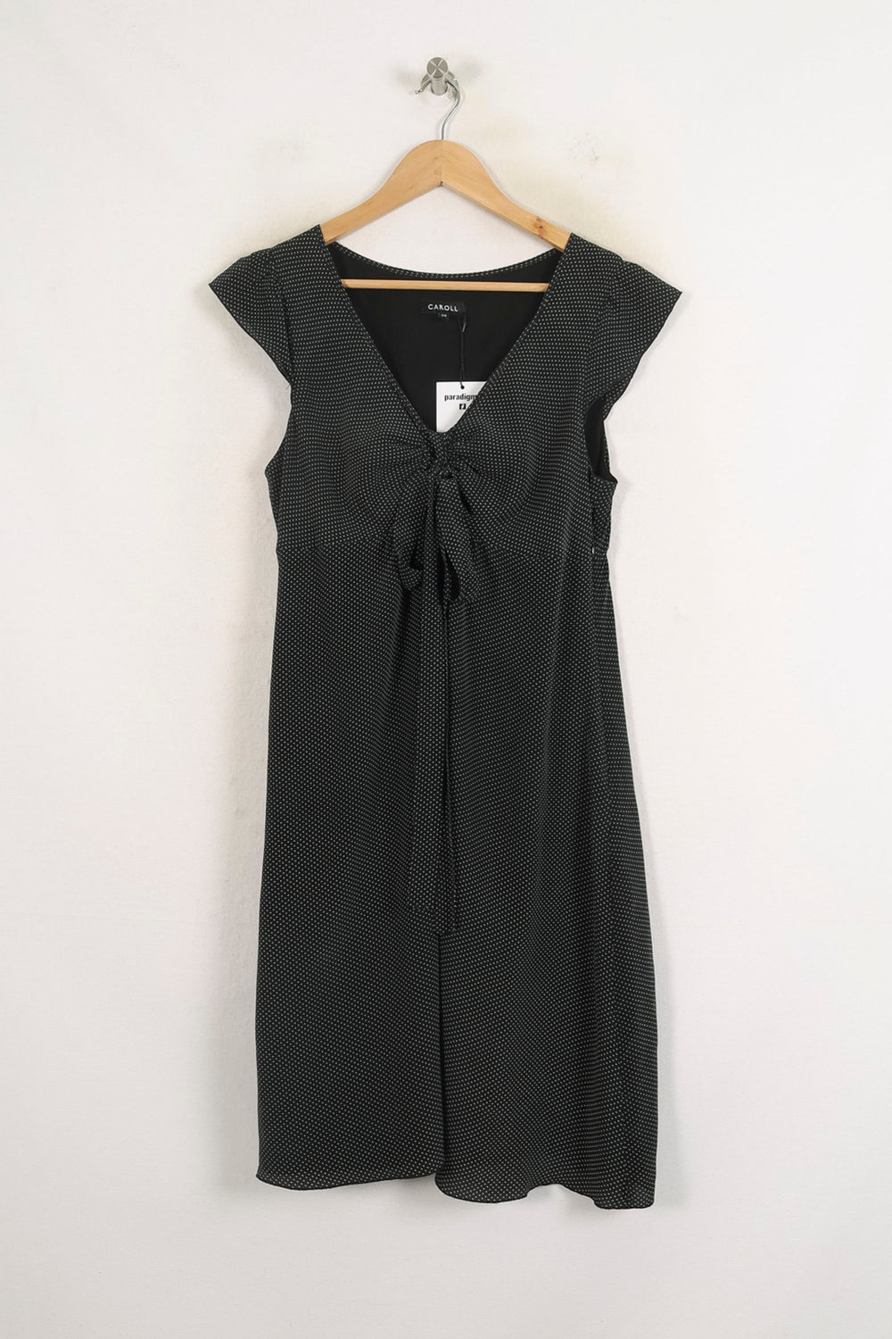 Robe Mi Longue Noire - Taille XXL/44 de la marque Caroll | PARAD68783 - Vendu par Paradigme - Image 2
