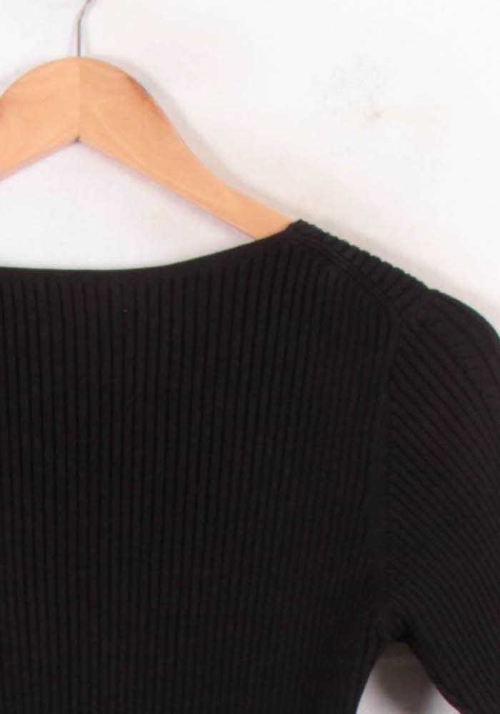 Robe Midi Noire - Taille M/38 de la marque Claudie Pierlot | PARAD68794 - Vendu par Paradigme - Image 3