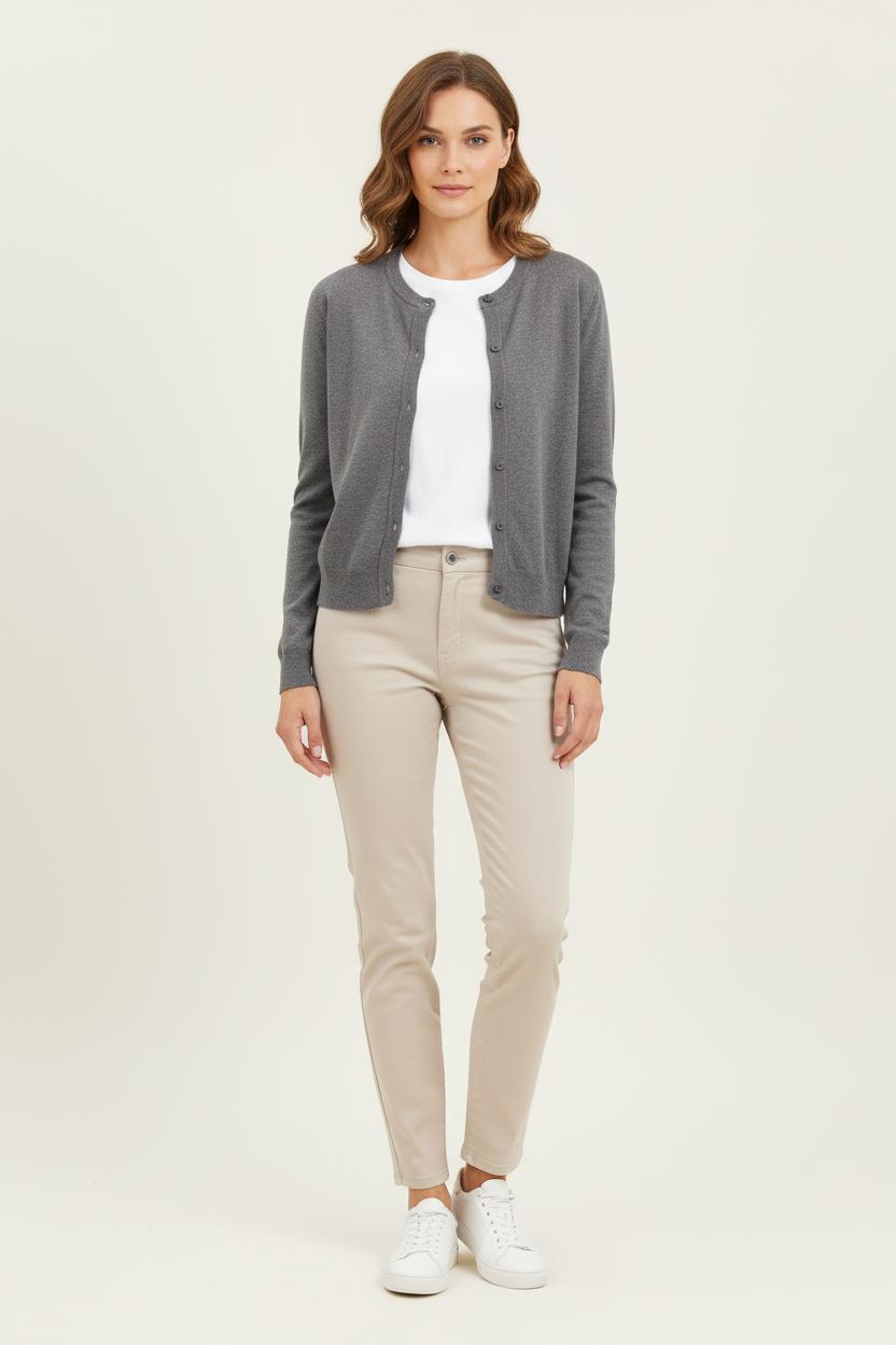 Cardigan Gris - Taille M/38 de la marque Zadig&Voltaire | PARAD68798 - Vendu par Paradigme - Image 1