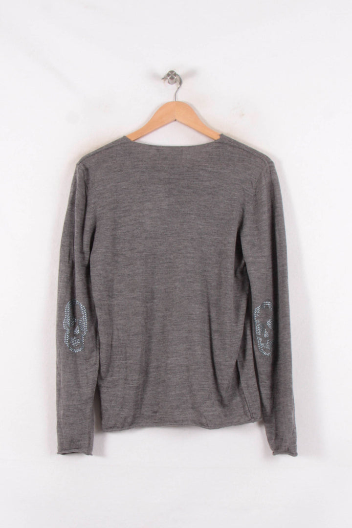 Pull Gris - Taille M/38 de la marque Zadig&Voltaire | PARAD68799 - Vendu par Paradigme - Image 4