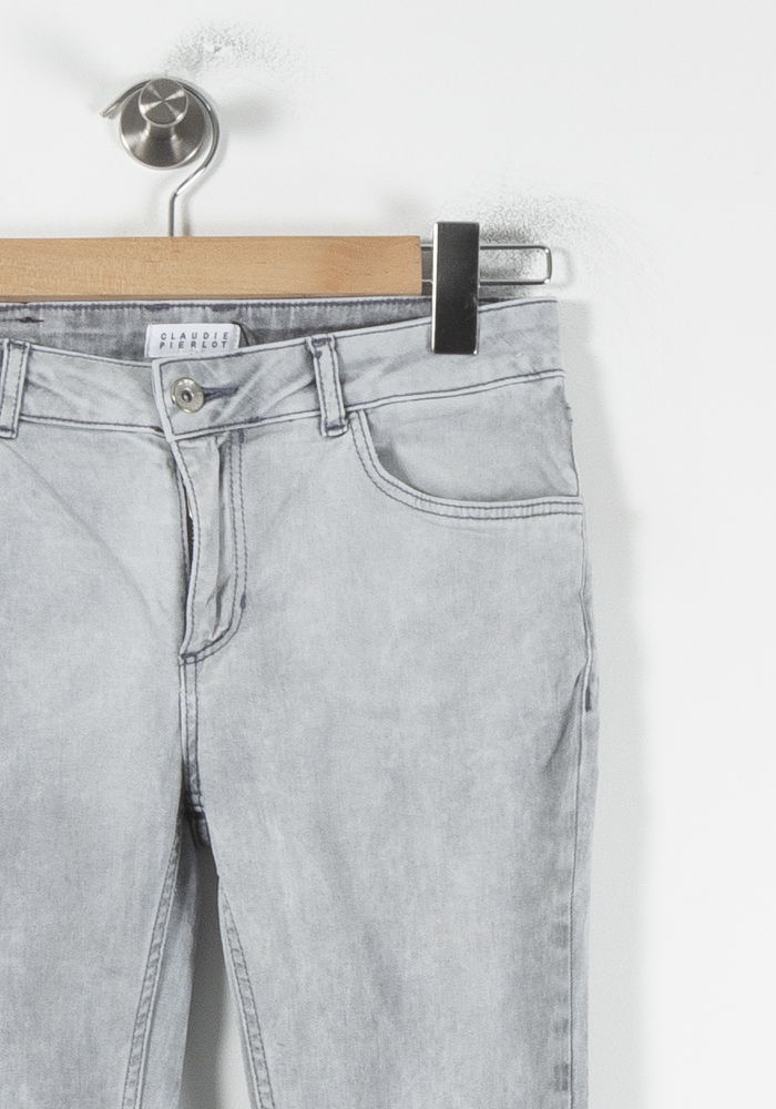 Jean Gris - Taille S/36 de la marque Claudie Pierlot | PARAD68805 - Vendu par Paradigme - Image 3