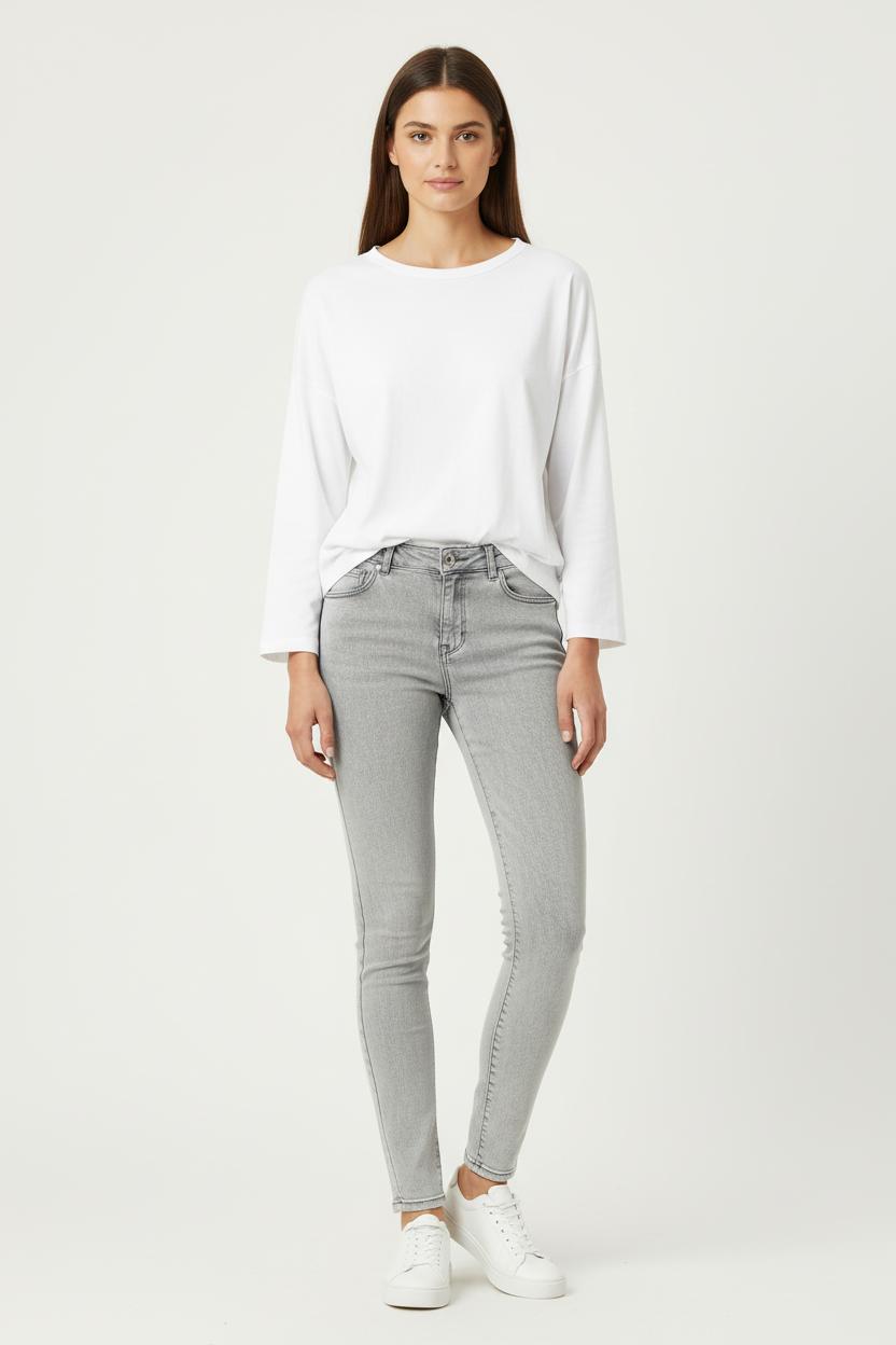 Jean Gris - Taille S/36 de la marque Claudie Pierlot | PARAD68805 - Vendu par Paradigme - Image 1