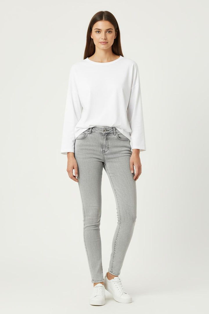 Jean Gris - Taille S/36 de la marque Claudie Pierlot | PARAD68805 - Vendu par Paradigme - Image 1