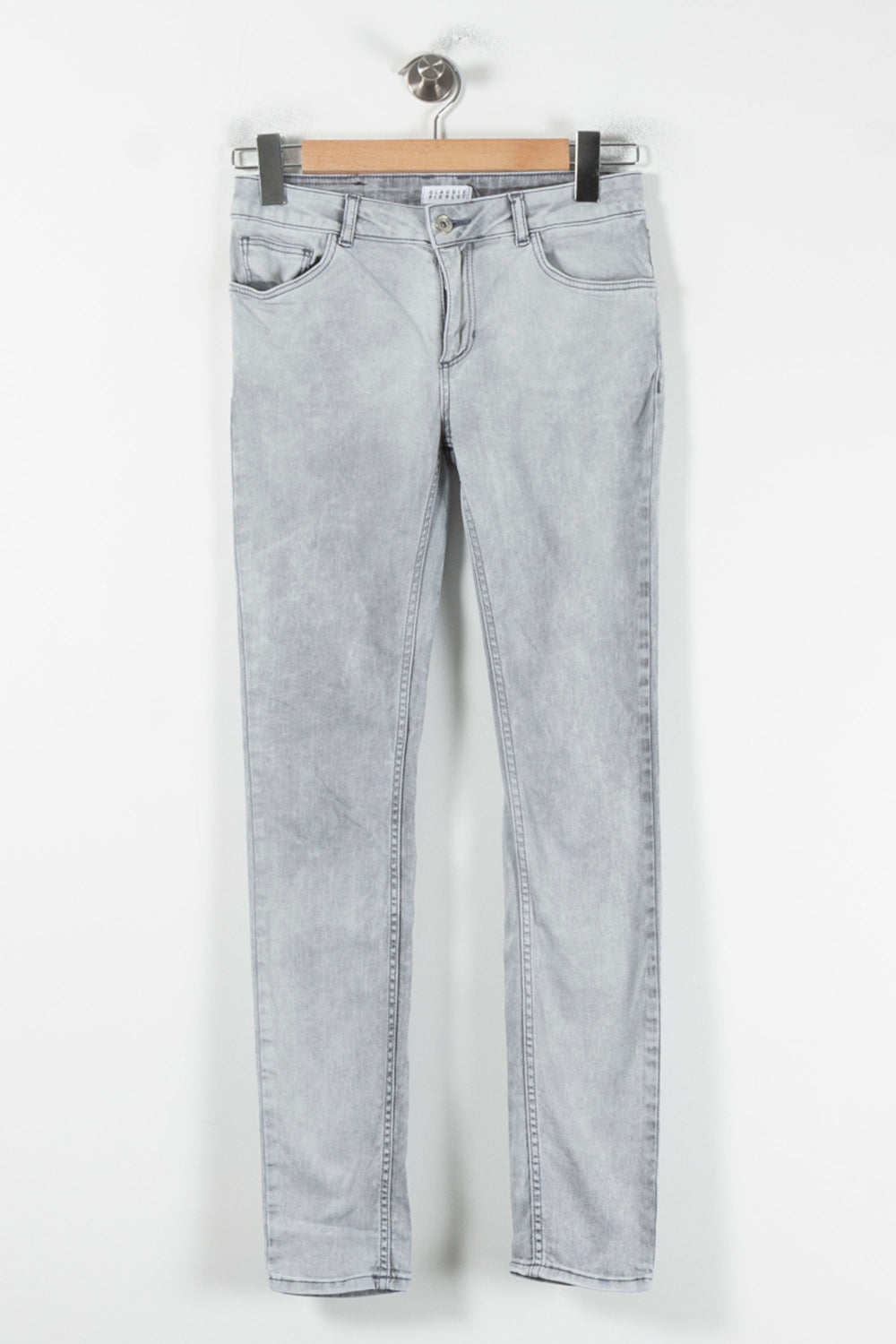 Jean Gris - Taille S/36 de la marque Claudie Pierlot | PARAD68805 - Vendu par Paradigme - Image 2