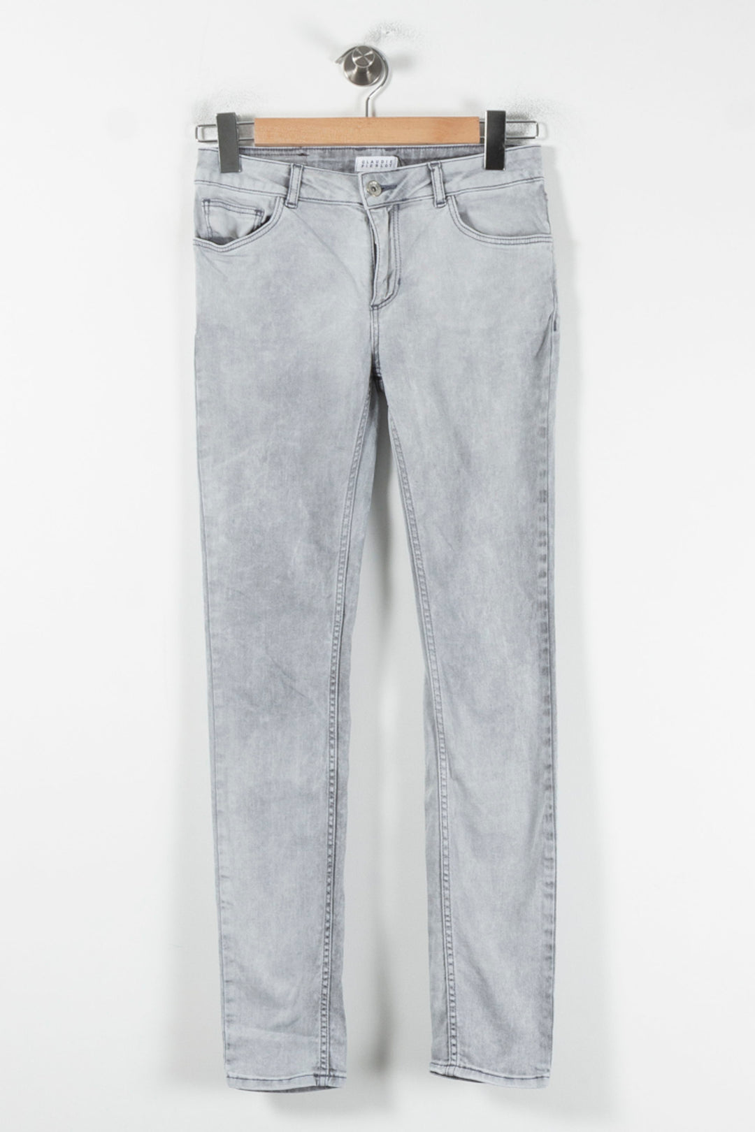 Jean Gris - Taille S/36 de la marque Claudie Pierlot | PARAD68805 - Vendu par Paradigme - Image 2