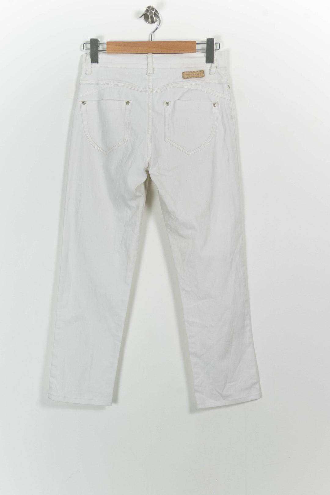 Jean Blanc - Taille M/38 de la marque Max Mara | PARAD68808 - Vendu par Paradigme - Image 4