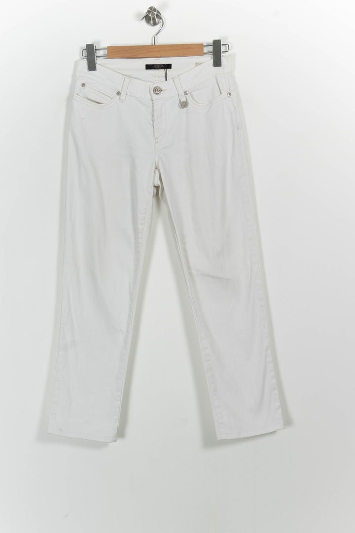 Jean Blanc - Taille M/38 de la marque Max Mara | PARAD68808 - Vendu par Paradigme - Image 2