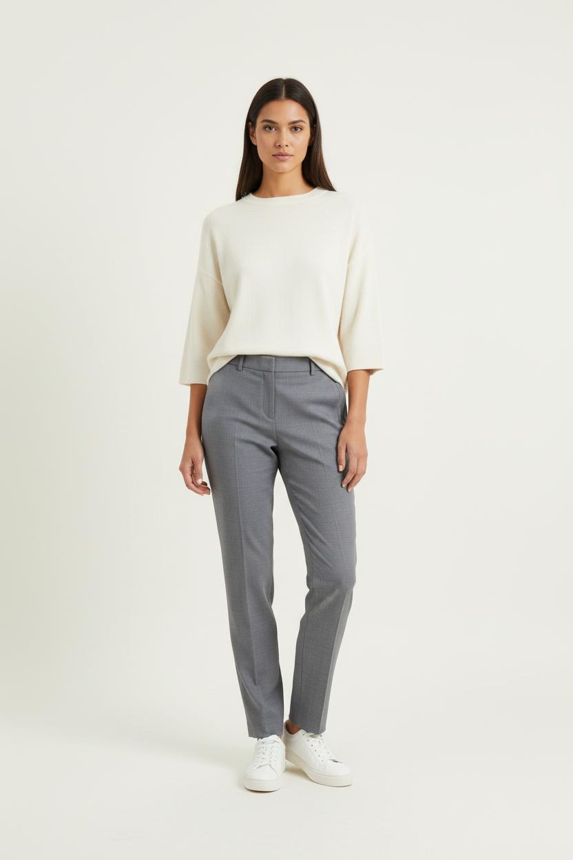 Pantalon De Tailleur Gris - Taille M/38 de la marque Maison 123 | PARAD68810 - Vendu par Paradigme - Image 1