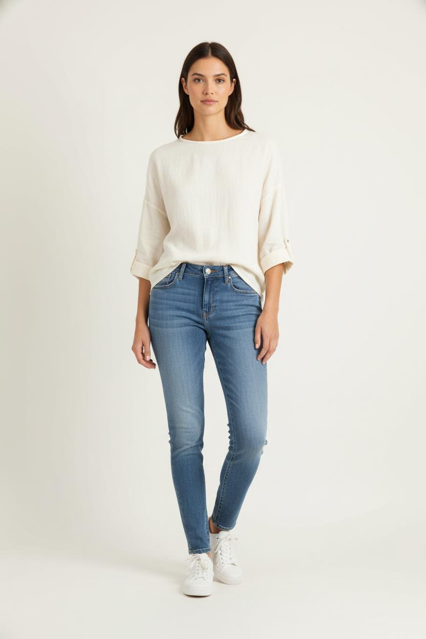 Jean Slim Bleu - Taille S/36 de la marque ba&sh | PARAD68812 - Vendu par Paradigme - Image 1