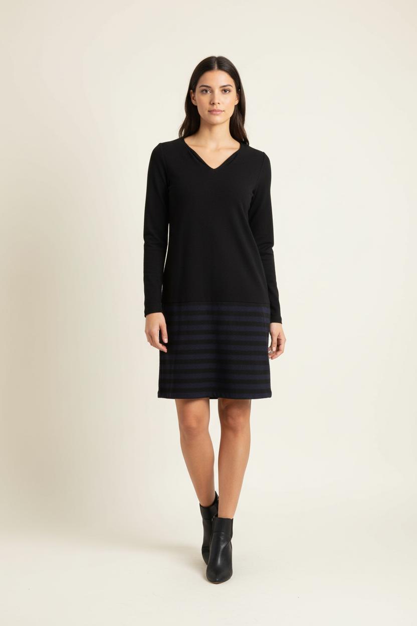 Robe Noire et Marine - Taille S/36 de la marque Ekyog | PARAD68814 - Vendu par Paradigme - Image 1