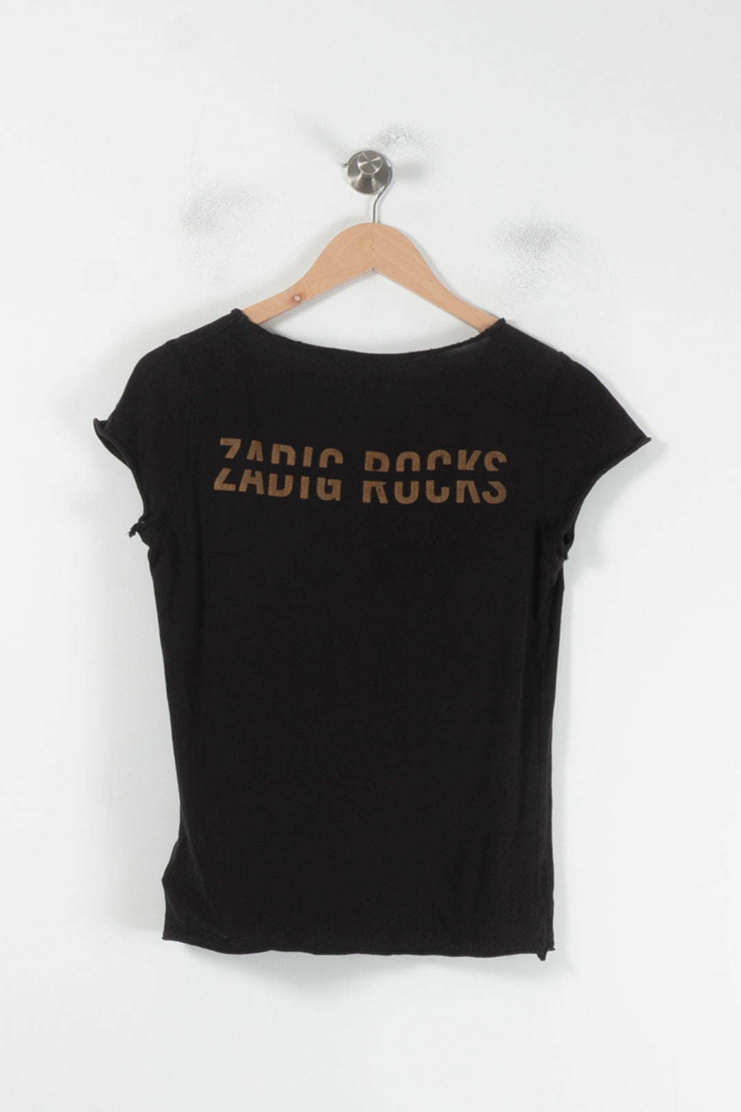 T-shirt Noir - Taille S/36 de la marque Zadig&Voltaire | PARAD68817 - Vendu par Paradigme - Image 4