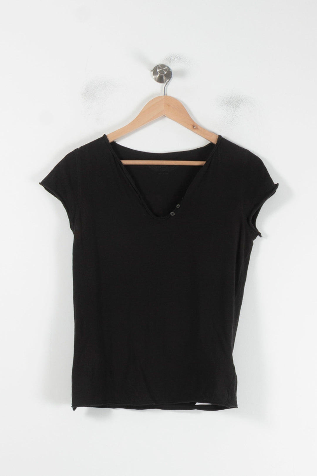 T-shirt Noir - Taille S/36 de la marque Zadig&Voltaire | PARAD68817 - Vendu par Paradigme - Image 2