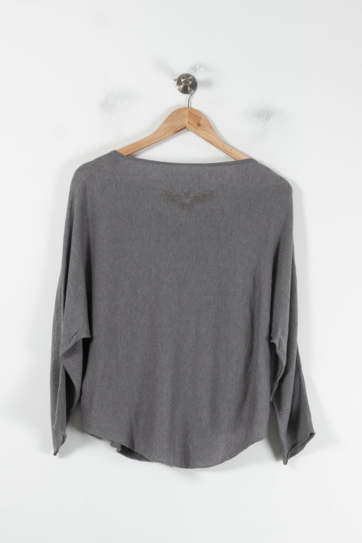 Pull Gris - Taille M/38 de la marque Zadig&Voltaire | PARAD68821 - Vendu par Paradigme - Image 4