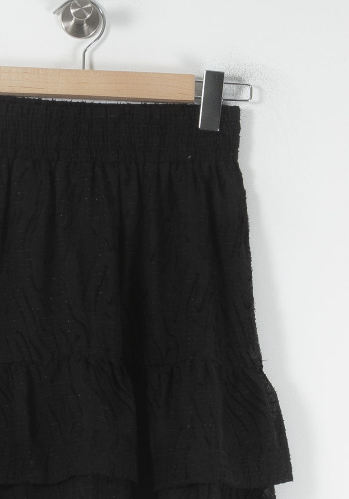 Jupe Volantée Noire - Taille S/36 de la marque Bérénice | PARAD68834 - Vendu par Paradigme - Image 3