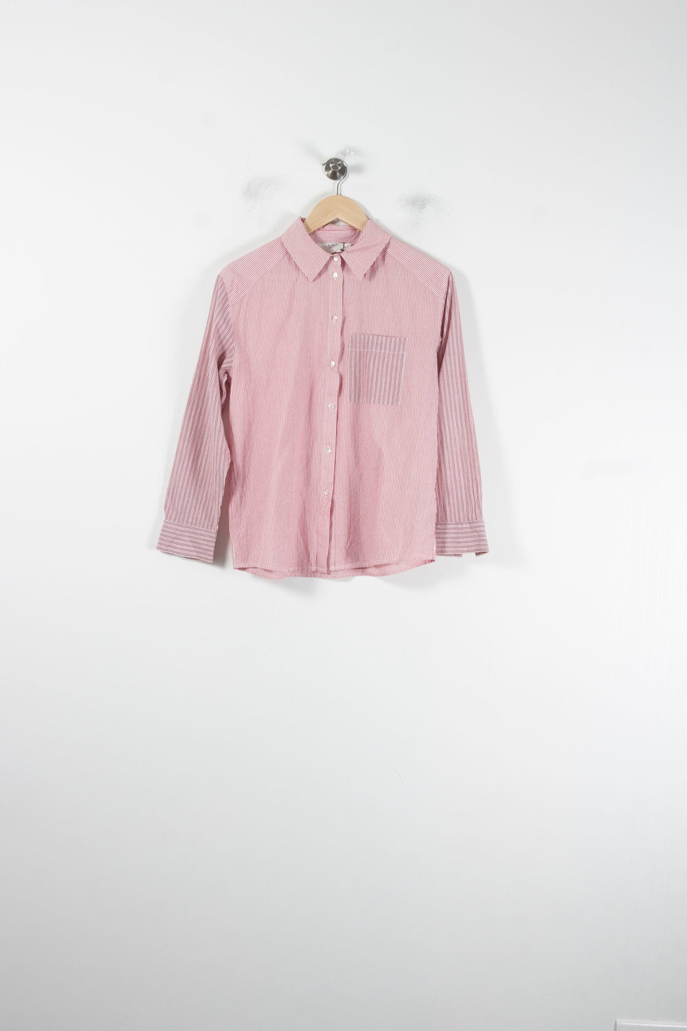 Chemise Rayée Rouge et Blanche - Taille XS/34 de la marque ba&sh | PARAD68835 - Vendu par Paradigme - Image 2