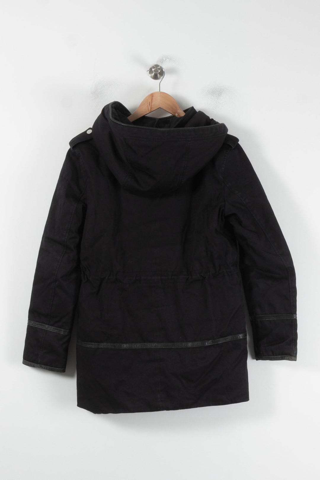 Parka Noire - Taille S/36 de la marque The Kooples | PARAD68838 - Vendu par Paradigme - Image 4