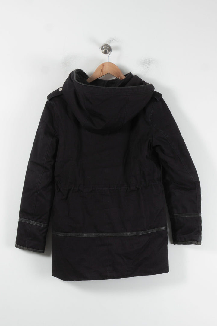 Parka Noire - Taille S/36 de la marque The Kooples | PARAD68838 - Vendu par Paradigme - Image 4
