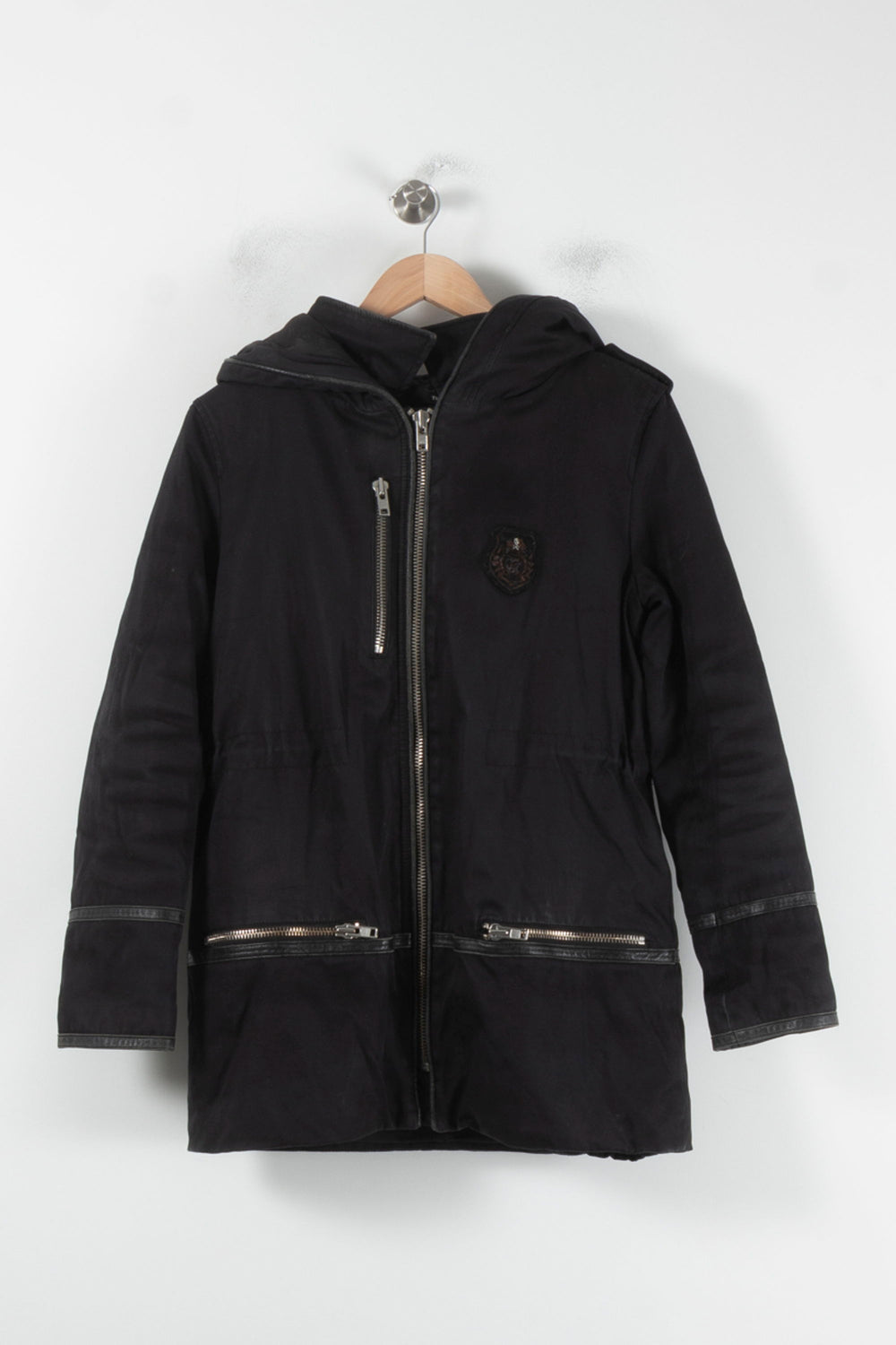 Parka Noire - Taille S/36 de la marque The Kooples | PARAD68838 - Vendu par Paradigme - Image 2