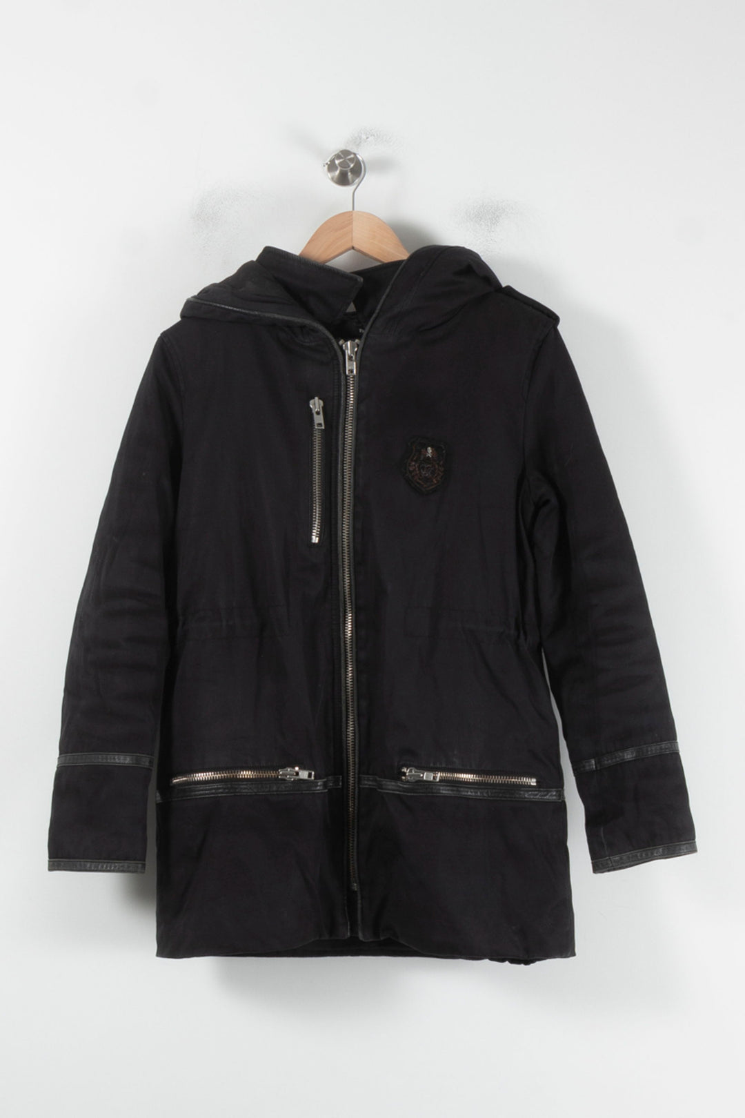 Parka Noire - Taille S/36 de la marque The Kooples | PARAD68838 - Vendu par Paradigme - Image 2
