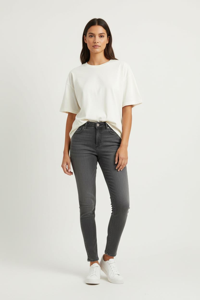 Jean Gris - Taille XS/34 de la marque Pablo | PARAD68839 - Vendu par Paradigme - Image 1