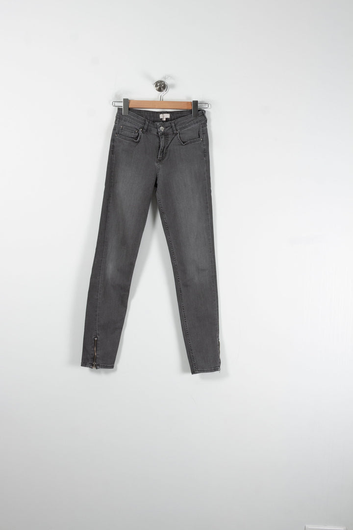 Jean Gris - Taille XS/34 de la marque Pablo | PARAD68839 - Vendu par Paradigme - Image 2