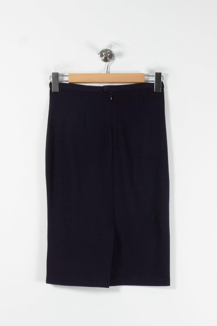Jupe Crayon Bleue - Taille S/36 de la marque Agnès b. | PARAD68848 - Vendu par Paradigme - Image 4