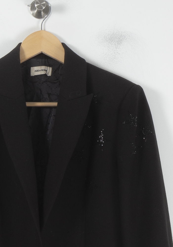 Blazer Noir - Taille M/38 de la marque Zadig&Voltaire | PARAD68854 - Vendu par Paradigme - Image 3