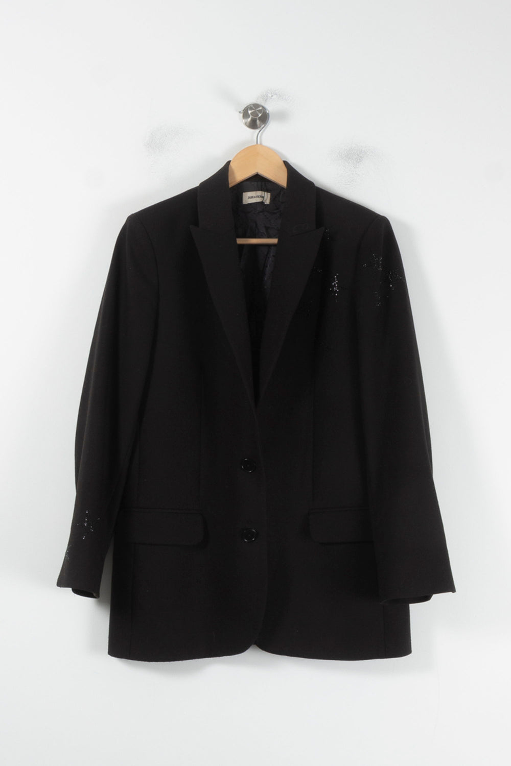 Blazer Noir - Taille M/38 de la marque Zadig&Voltaire | PARAD68854 - Vendu par Paradigme - Image 2