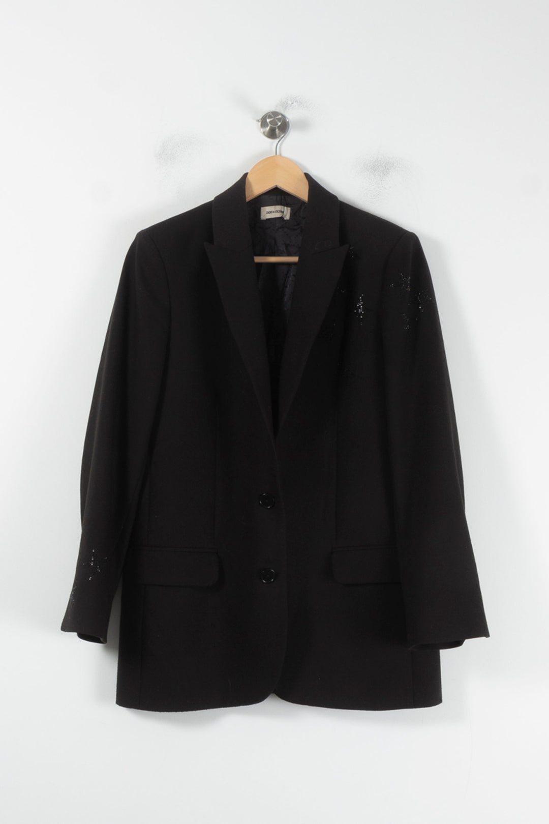 Blazer Noir - Taille M/38 de la marque Zadig&Voltaire | PARAD68854 - Vendu par Paradigme - Image 2
