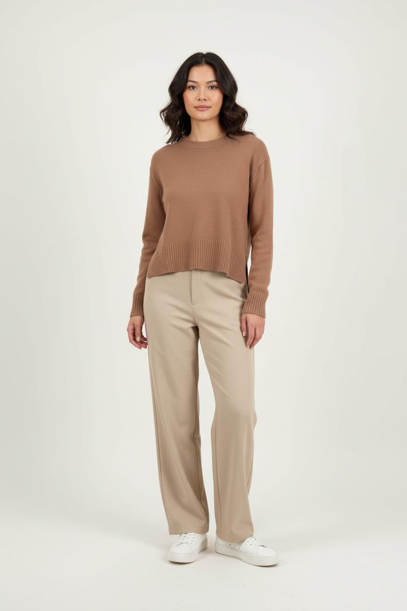 Pull Marron - Taille S/36 de la marque Tara Jarmon | PARAD68855 - Vendu par Paradigme - Image 1