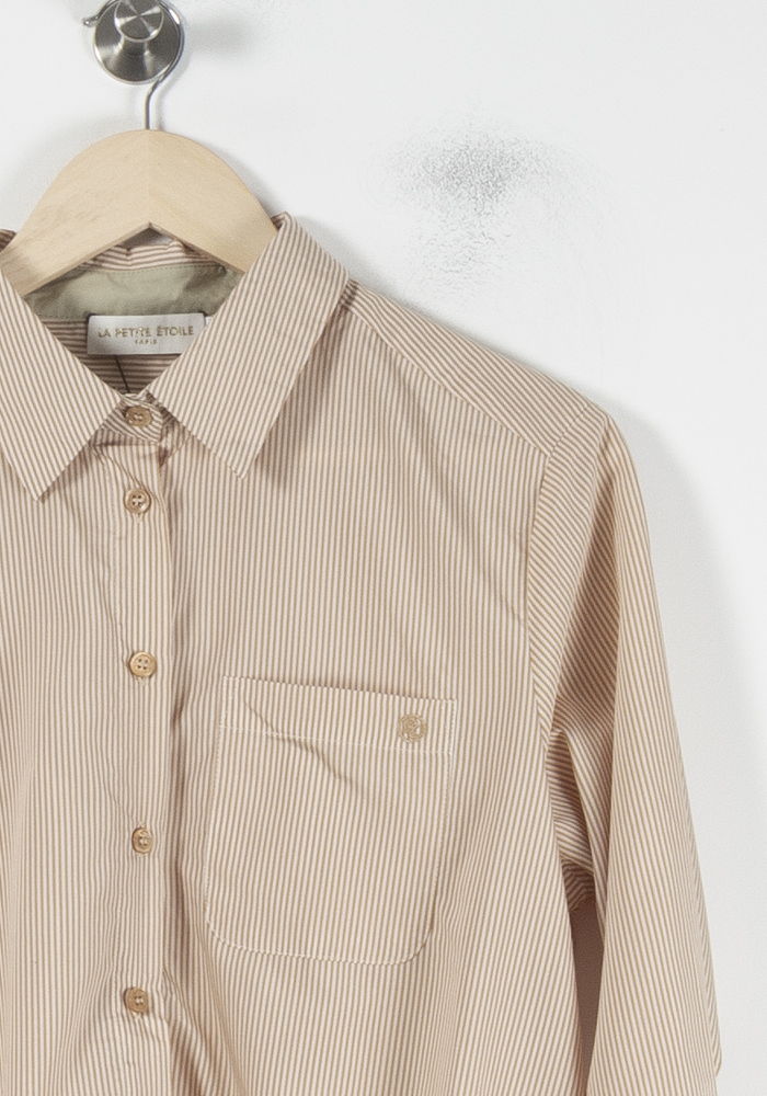 Chemise Marron - Taille L/40 de la marque La Petite Etoile | PARAD68856 - Vendu par Paradigme - Image 3