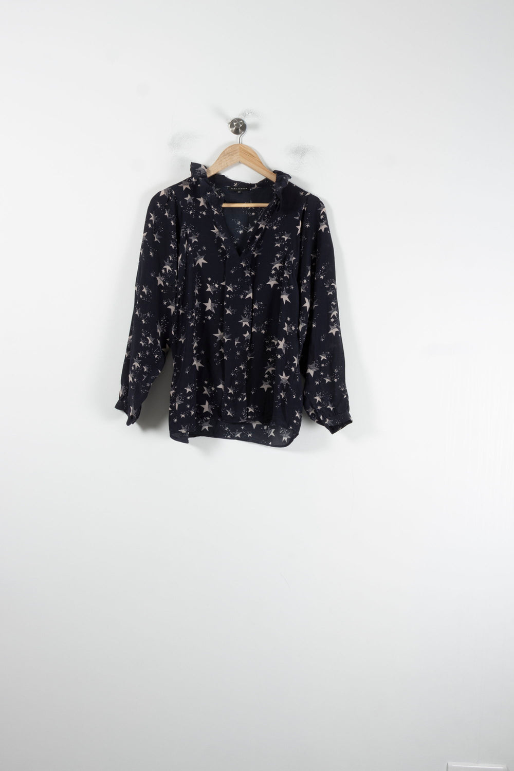 Blouse Bleue et Blanche - Taille M/38 de la marque Tara Jarmon | PARAD68861 - Vendu par Paradigme - Image 2