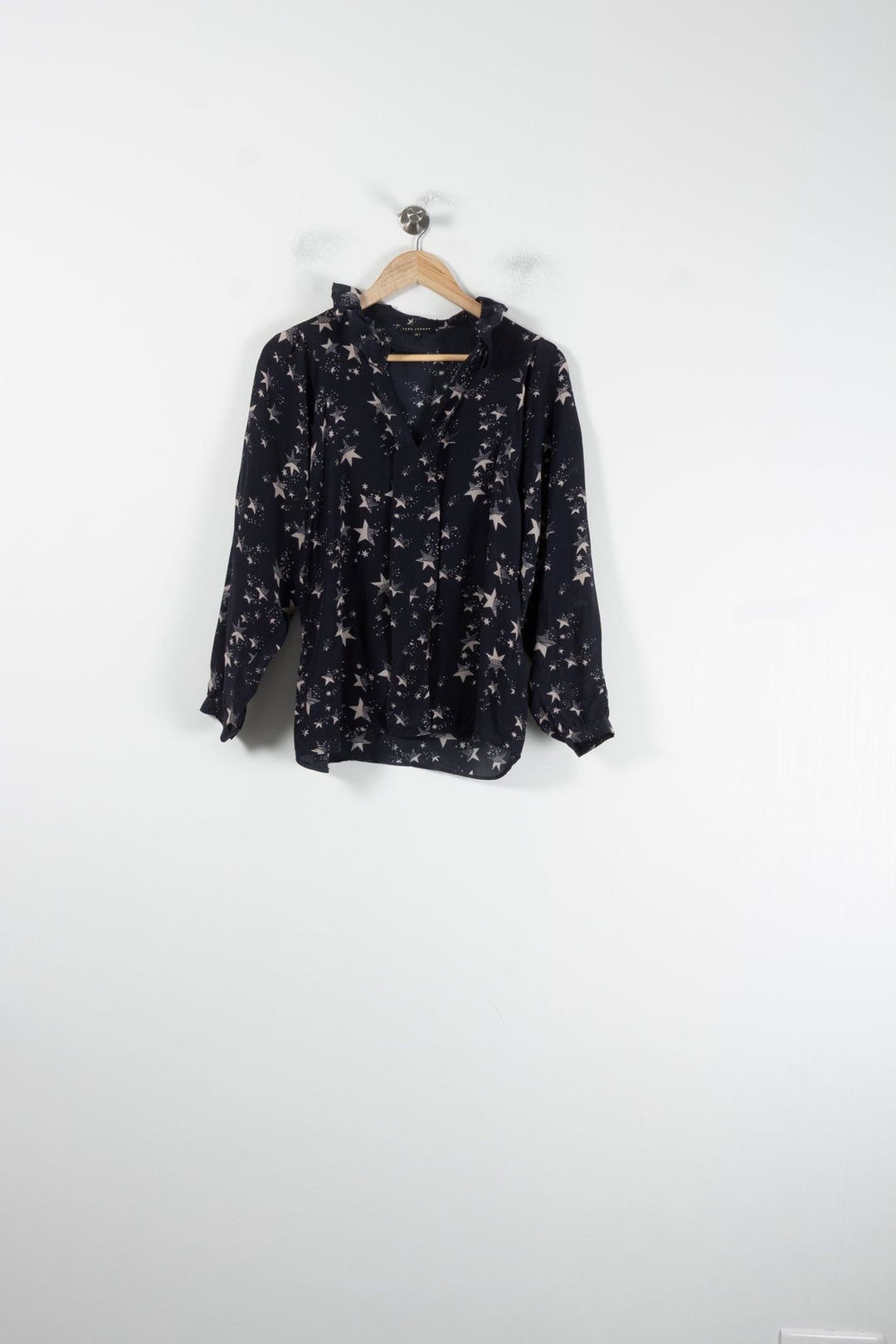 Blouse Bleue et Blanche - Taille M/38 de la marque Tara Jarmon | PARAD68861 - Vendu par Paradigme - Image 2