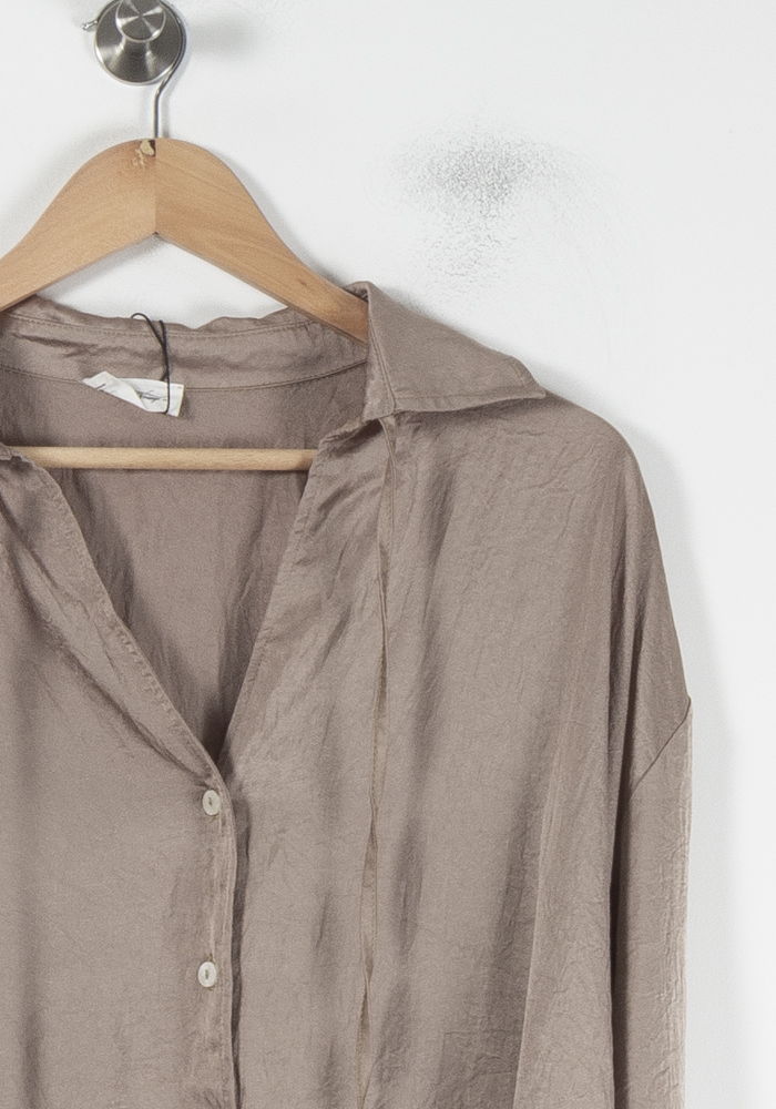 Blouse Taupe - Taille M/38 de la marque American Vintage | PARAD68864 - Vendu par Paradigme - Image 3