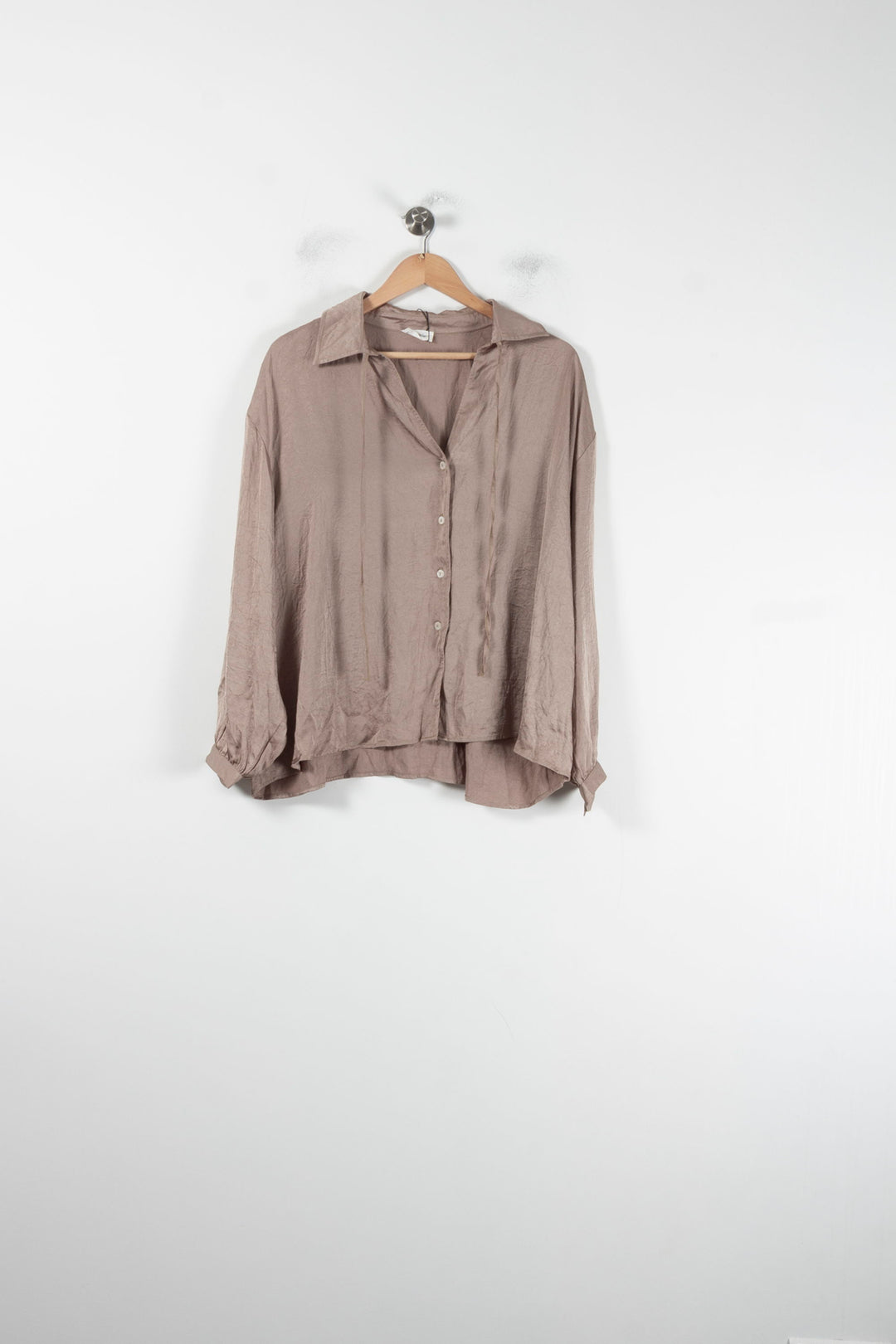 Blouse Taupe - Taille M/38 de la marque American Vintage | PARAD68864 - Vendu par Paradigme - Image 2