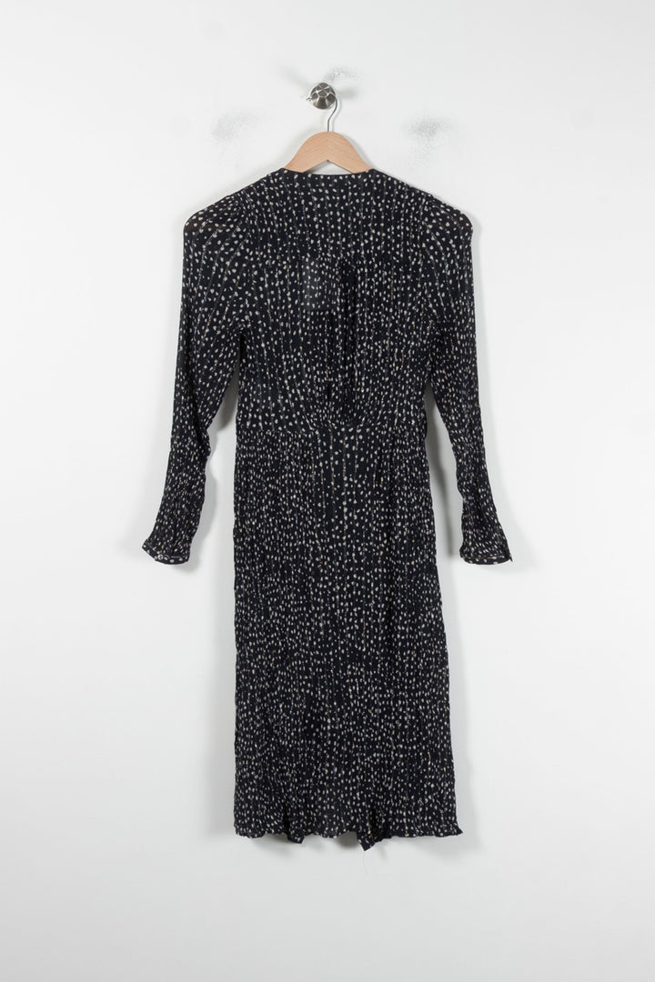 Robe Midi Bleue et Blanche - Taille M/38 de la marque Tara Jarmon | PARAD68867 - Vendu par Paradigme - Image 4