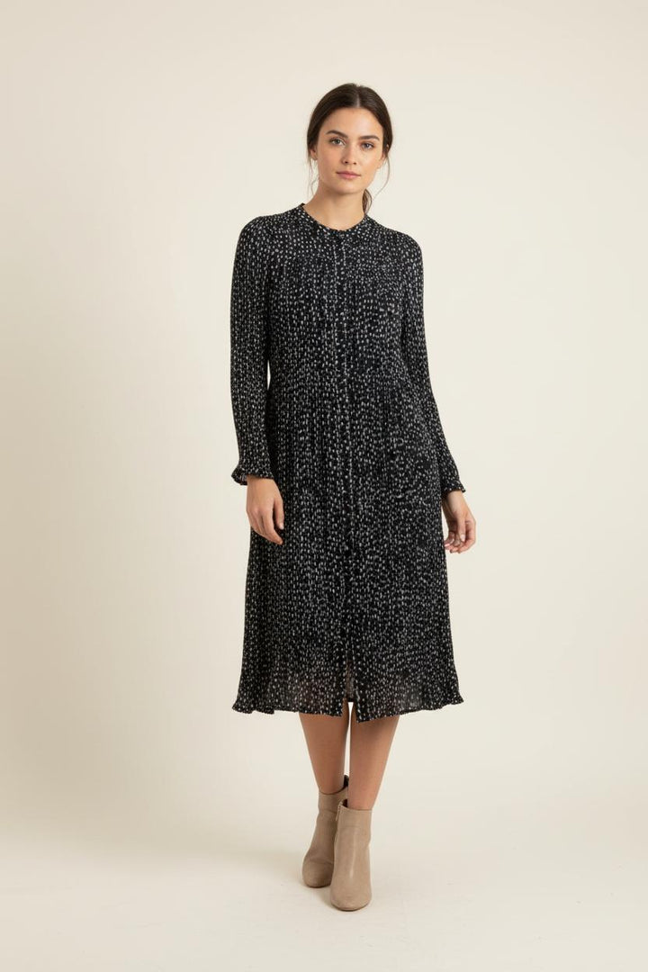 Robe Midi Bleue et Blanche - Taille M/38 de la marque Tara Jarmon | PARAD68867 - Vendu par Paradigme - Image 1