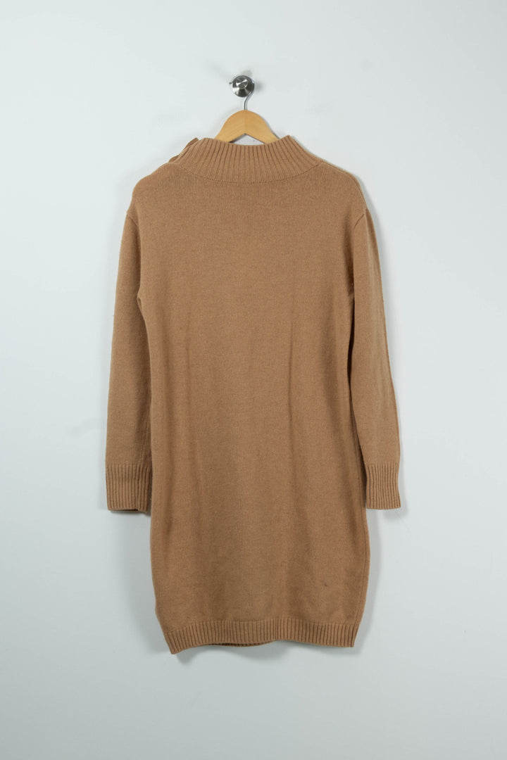 Robe Pull Beige - Taille M/38 de la marque Caroll | PARAD68871 - Vendu par Paradigme - Image 4