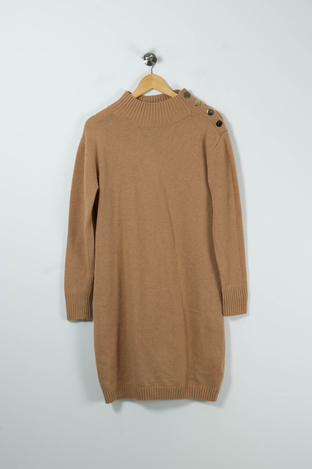 Robe Pull Beige - Taille M/38 de la marque Caroll | PARAD68871 - Vendu par Paradigme - Image 2