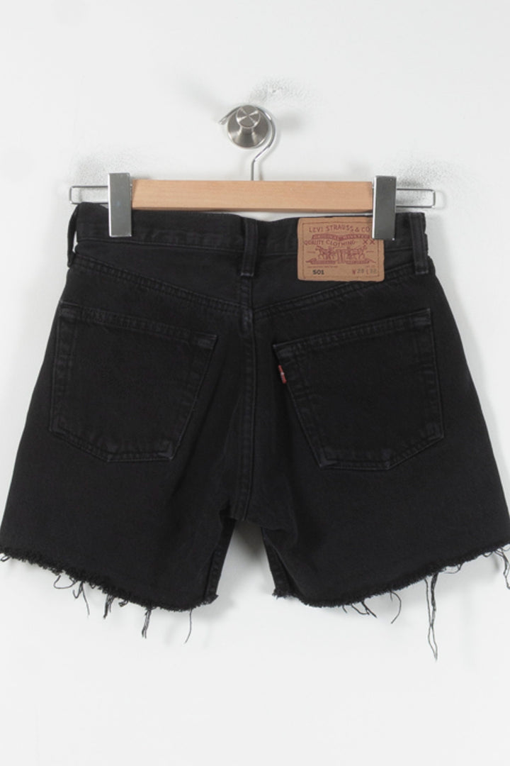 Short en Jean Noir - Taille M/38 de la marque Levi's | PARAD68876 - Vendu par Paradigme - Image 4