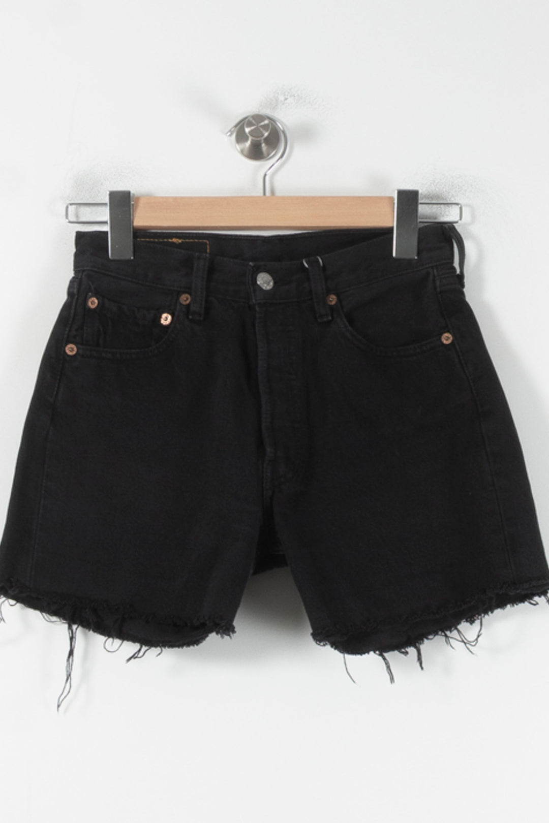 Short en Jean Noir - Taille M/38 de la marque Levi's | PARAD68876 - Vendu par Paradigme - Image 2